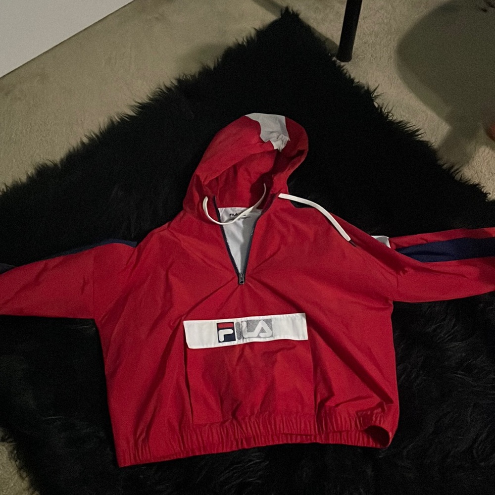 Fila crop rain jacket